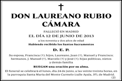 Laureano Rubio Cámara